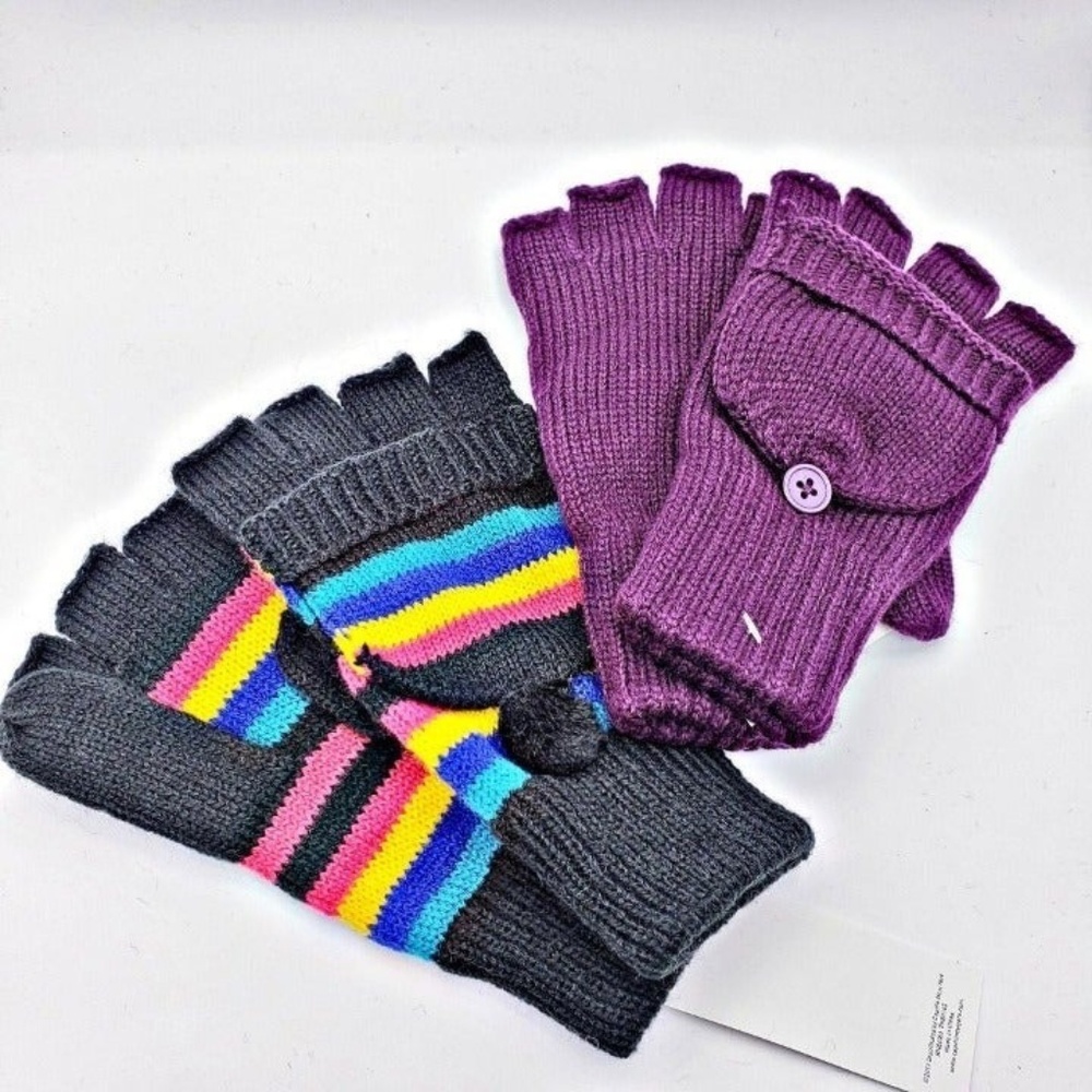 Soft Knit Winter Gloves 2 Pack NEW!